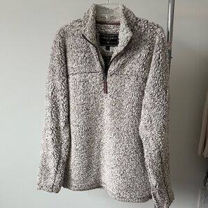 True Grit Textured Sherpa in Cream and Brown